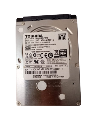 HDD PC portable 500 GB TOSHIBA