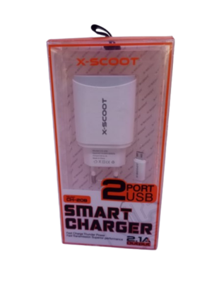 Smart charger 2 port USB