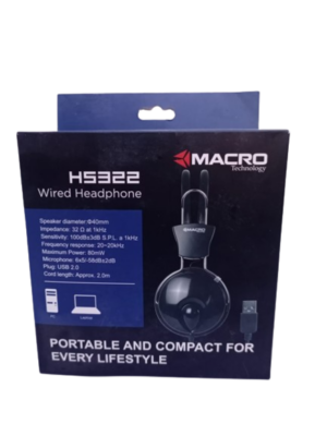 Wired headphone MACRO Technology